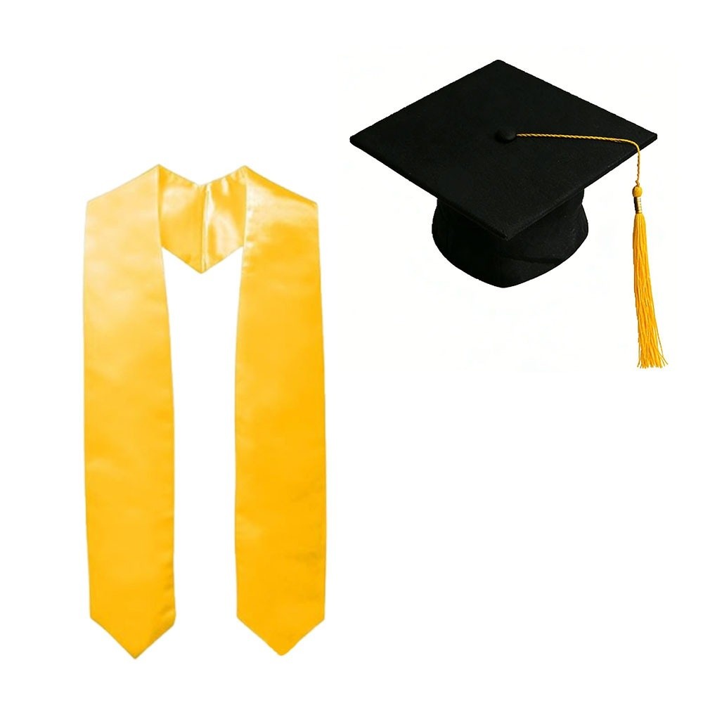 Stole Wedding Shawl - Solid Color Graduation Season Set Bachelor