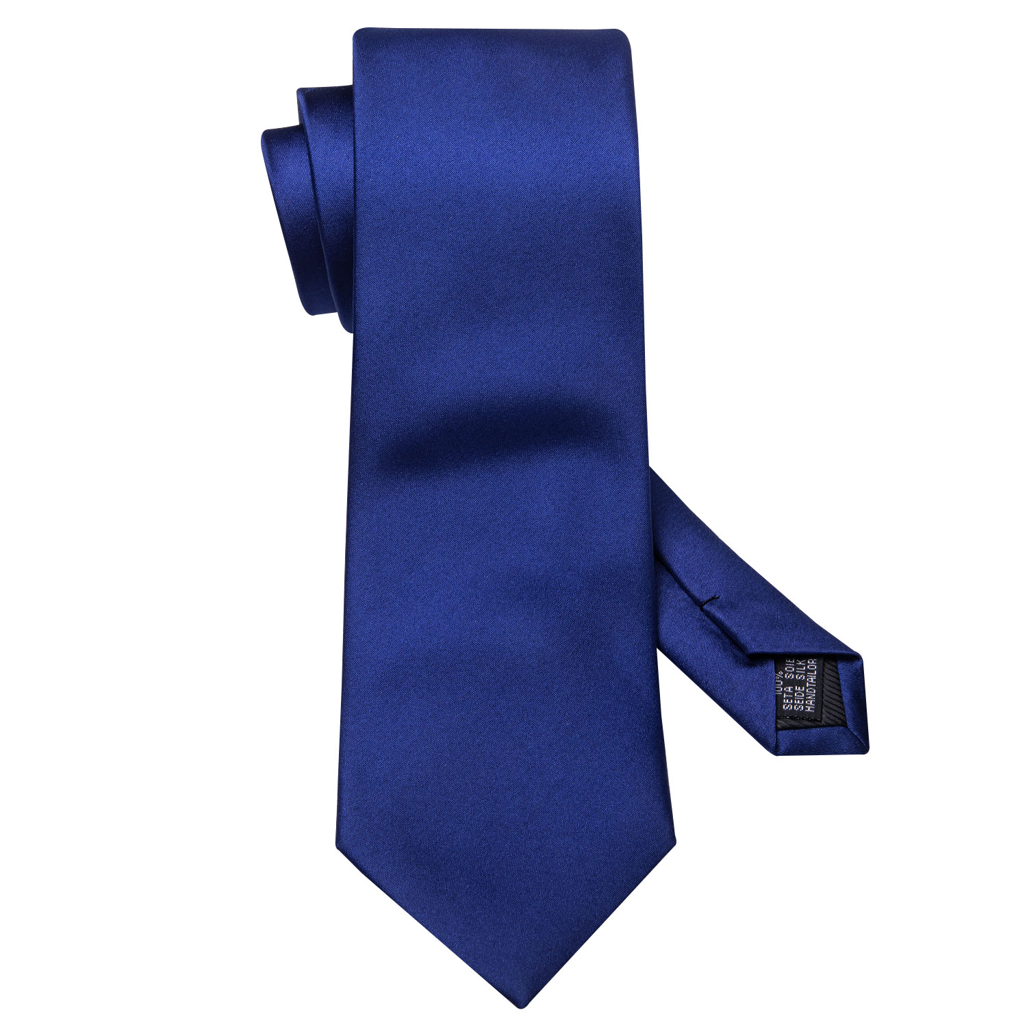 Barry.Wang Navy Royal Sky Blue - Silk Tie Striped 评论和价格