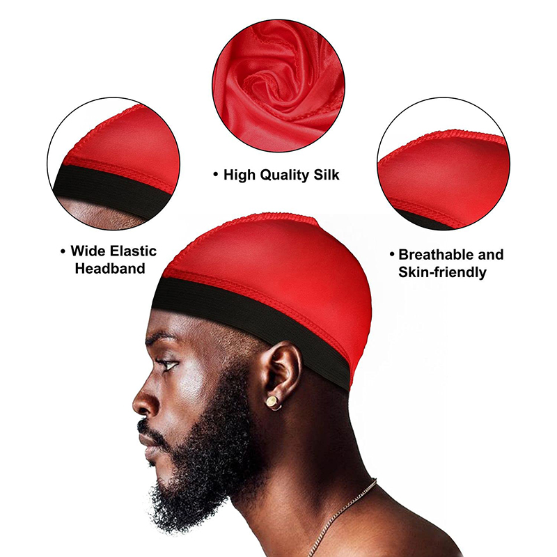 3PCS/LOT Long Silky Durag Long - Bandana Doo Rag 评论和价格