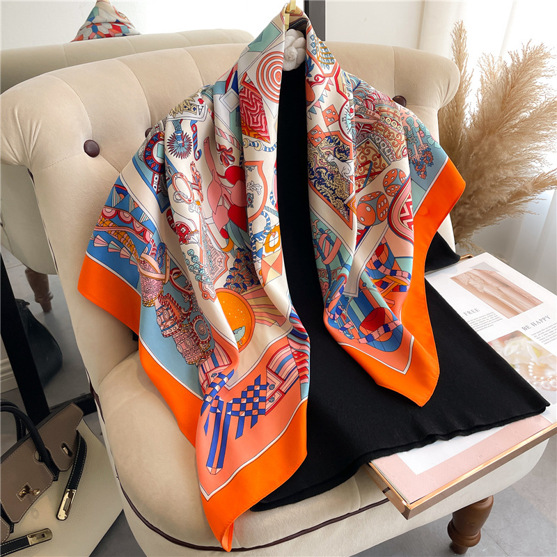 2026 New Square Twill Silk Sca - Face Scarf Mask 评论和价格
