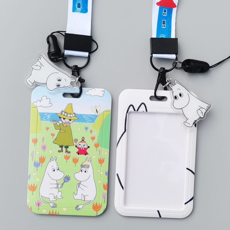 Cartoon Moomins Hard Card Hold - Lanyard Badge Holder 评论和价格